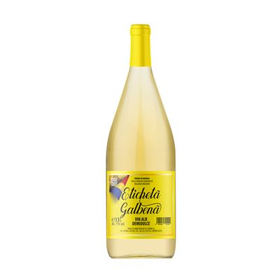 COTNARI ETICHETA GALBENA Vin Alb Demidulce SGR 1,5 L