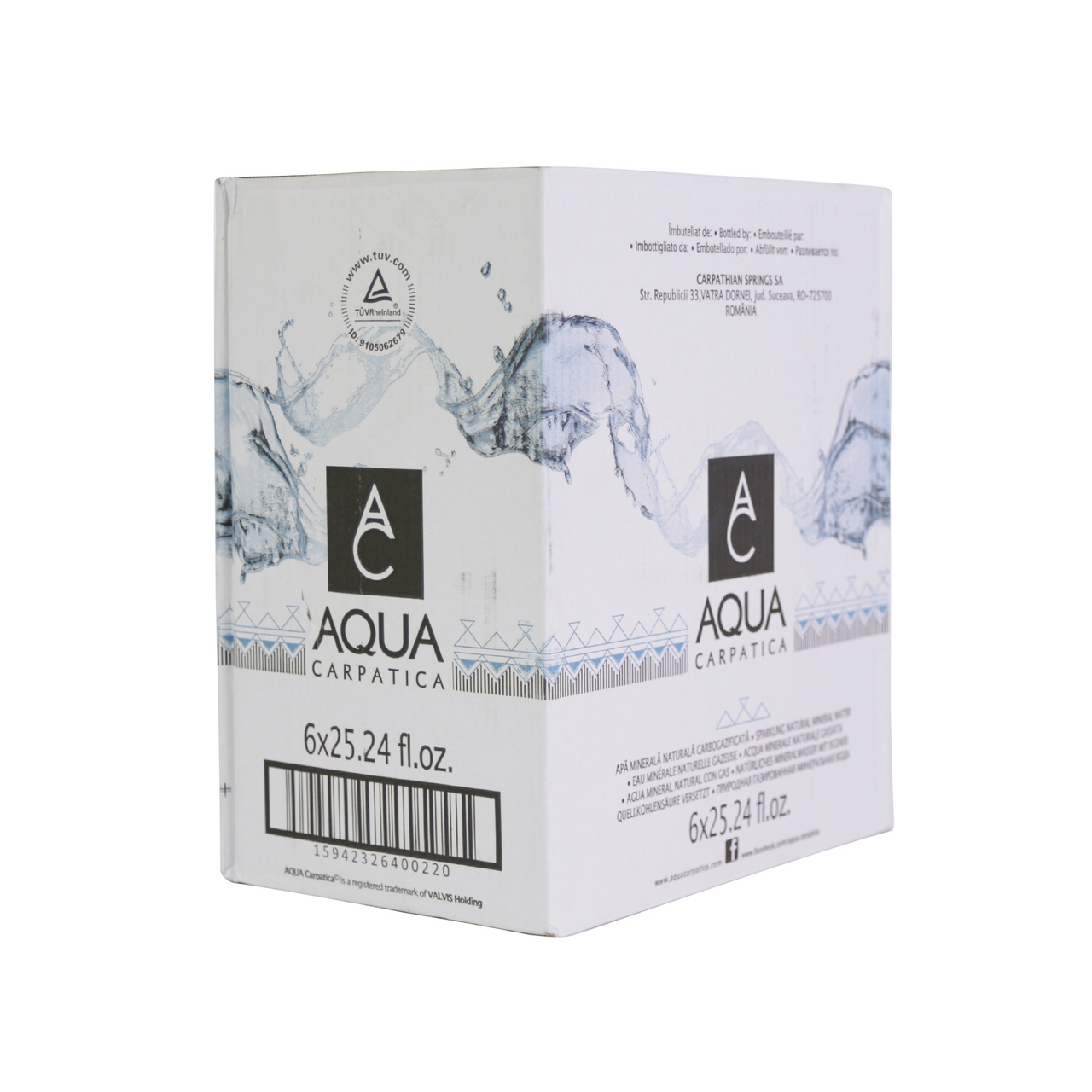 AQUA CARPATICA Plata SGR 6 x 0,75 L