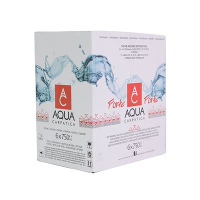AQUA CARPATICA Apa Minerala Carbogazificata Forte SGR 6 x 0,75 L