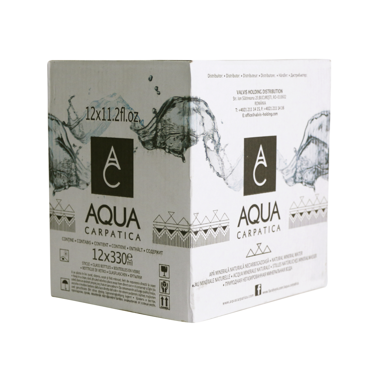 AQUA CARPATICA Apa Minerala Carbogazificata SGR 12 x 0,33 L