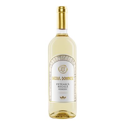 BECIUL DOMNESC Feteasca Regala Vin Alb Demisec SGR 0,75 L