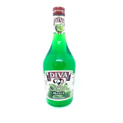 DIVA Lichior de Menta 16% SGR 0,5 L