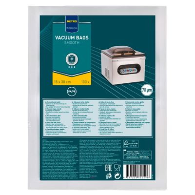METRO PROFESSIONAL Pungi Vidat Netede 15 X 30 cm 100 bucati
