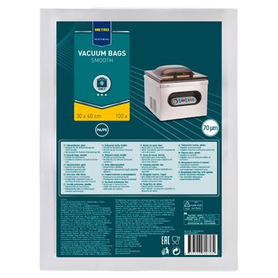 METRO PROFESSIONAL Pungi Vidat Netede 30 X 40 cm 100 bucati