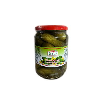 DEFNE Castraveti in Otet Calibrul 6 - 9 cm Borcan 670 g