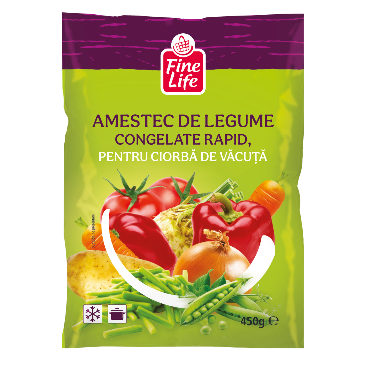 Fine Life Amestec de Legume pentru Ciorba de Vacuta 450 g ?