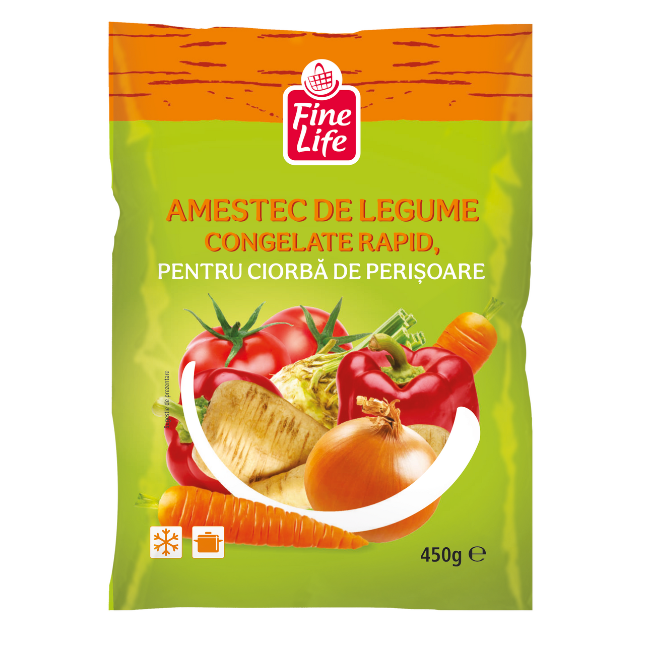 Fine Life Amestec de Legume pentru Ciorba de Perisoare 450 g ?