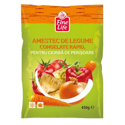 Fine Life Amestec de Legume pentru Ciorba de Perisoare 450 g ❄
