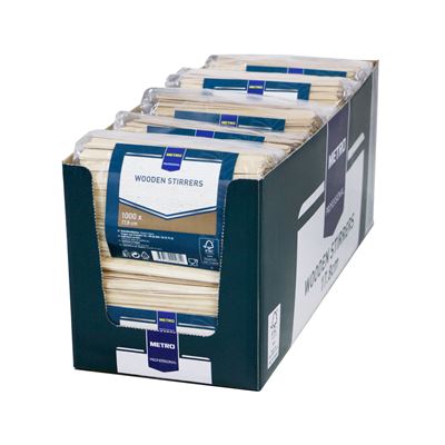 METRO PROFESSIONAL Paletine Lemn 1000 bucati 17,8 cm