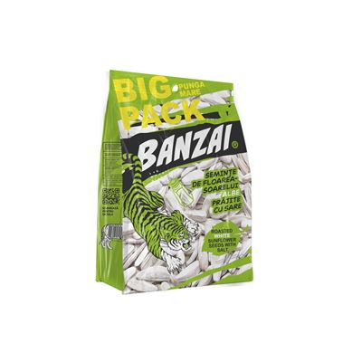 BANZAI Seminte Albe de Floarea Soarelui Prajite 120 g
