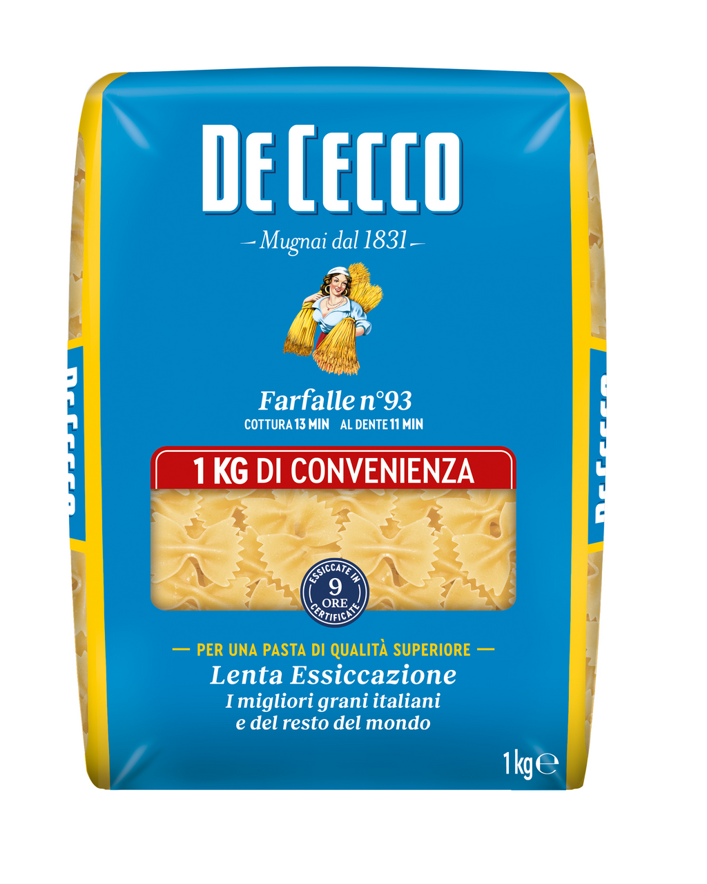 DE CECCO Paste Farfalle 1 Kg