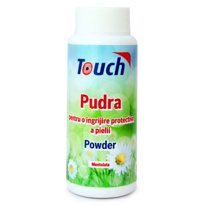 TOUCH Pudra Mentolata pentru Ingrijirea Corpului 100 g