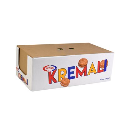 TECSA Kremali Biscuiti cu Crema de Cacao 30 x 80 g