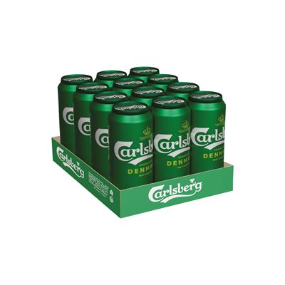 Carlsberg Bere Blonda Doza SGR 12 x 0,5 L