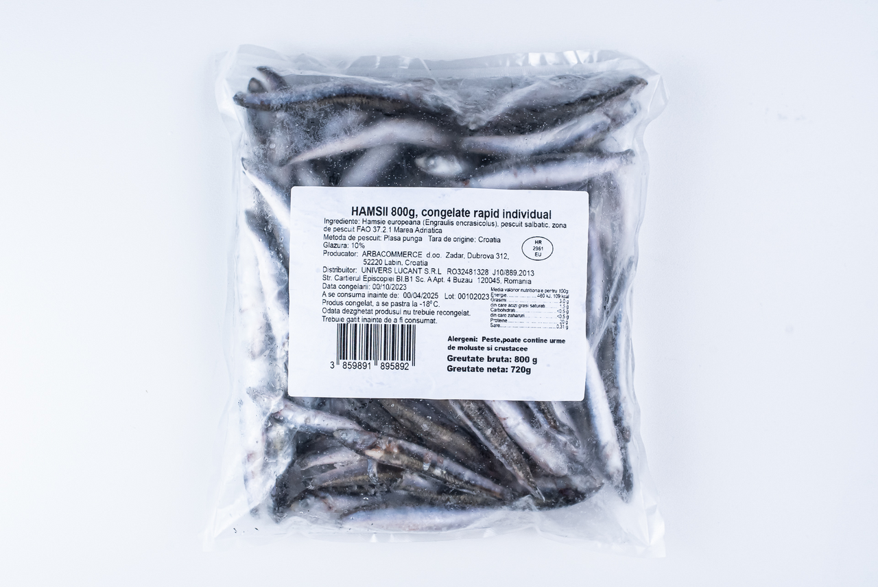 Hamsie Calibru 8 - 12 cm 720 g