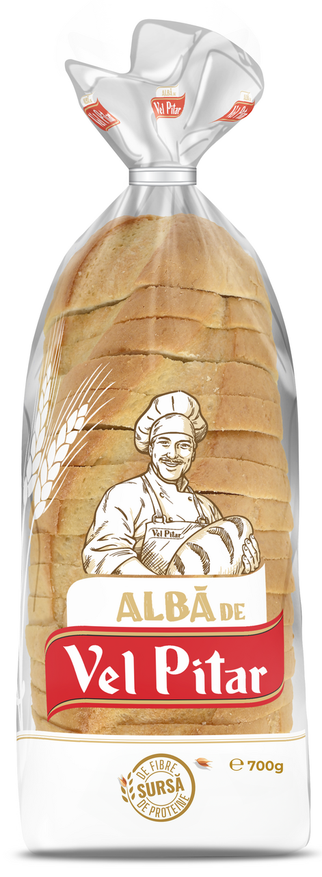 Vel Pitar Paine Alba Feliata 700 g
