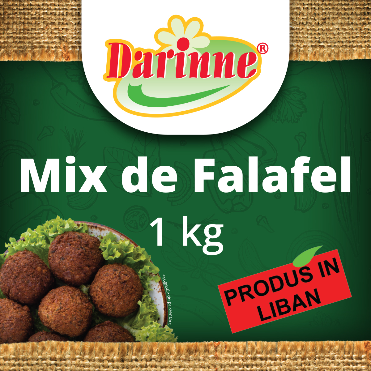 DARINNE Mix de Falafel 1 Kg