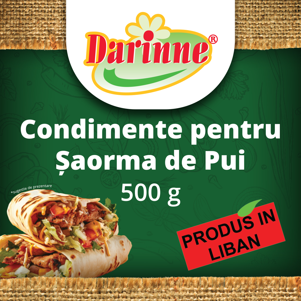 DARINNE Condimente pentru Saorma de Pui 500 g