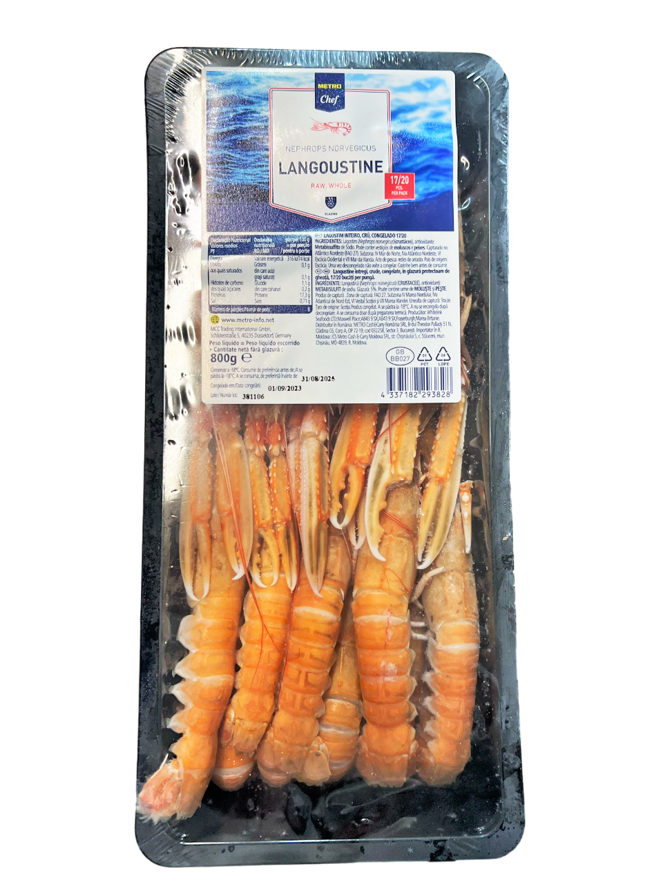 METRO Chef Langustine Calibru 17/20 800 g