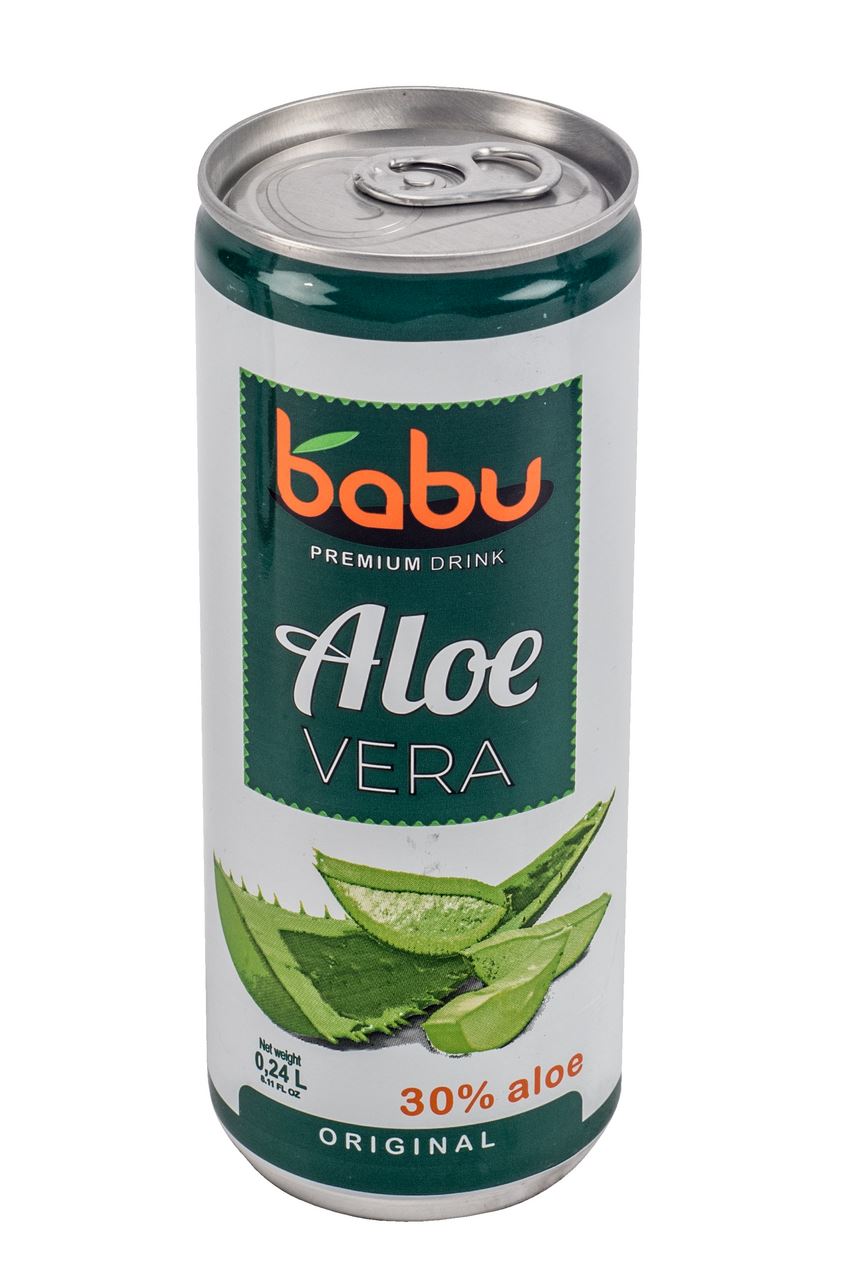 Babu Băutură Răcoritoare cu Aloe Vera Original 240 ml