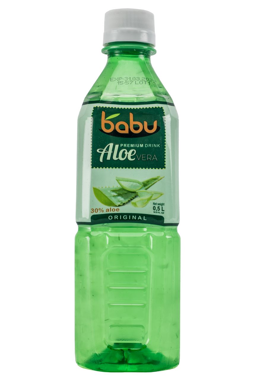 Babu Băutură Răcoritoare cu Aloe Vera Original 500 ml