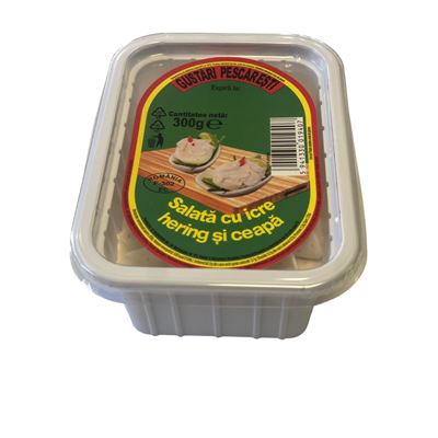 GUSTARI PESCARESTI Salata Icre Hering si Ceapa 300 g
