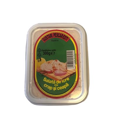 GUSTARI PESCARESTI Salata Icre Crap & Ceapa 300 g