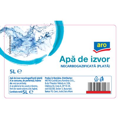 aro Apa de Izvor Plata 5 L