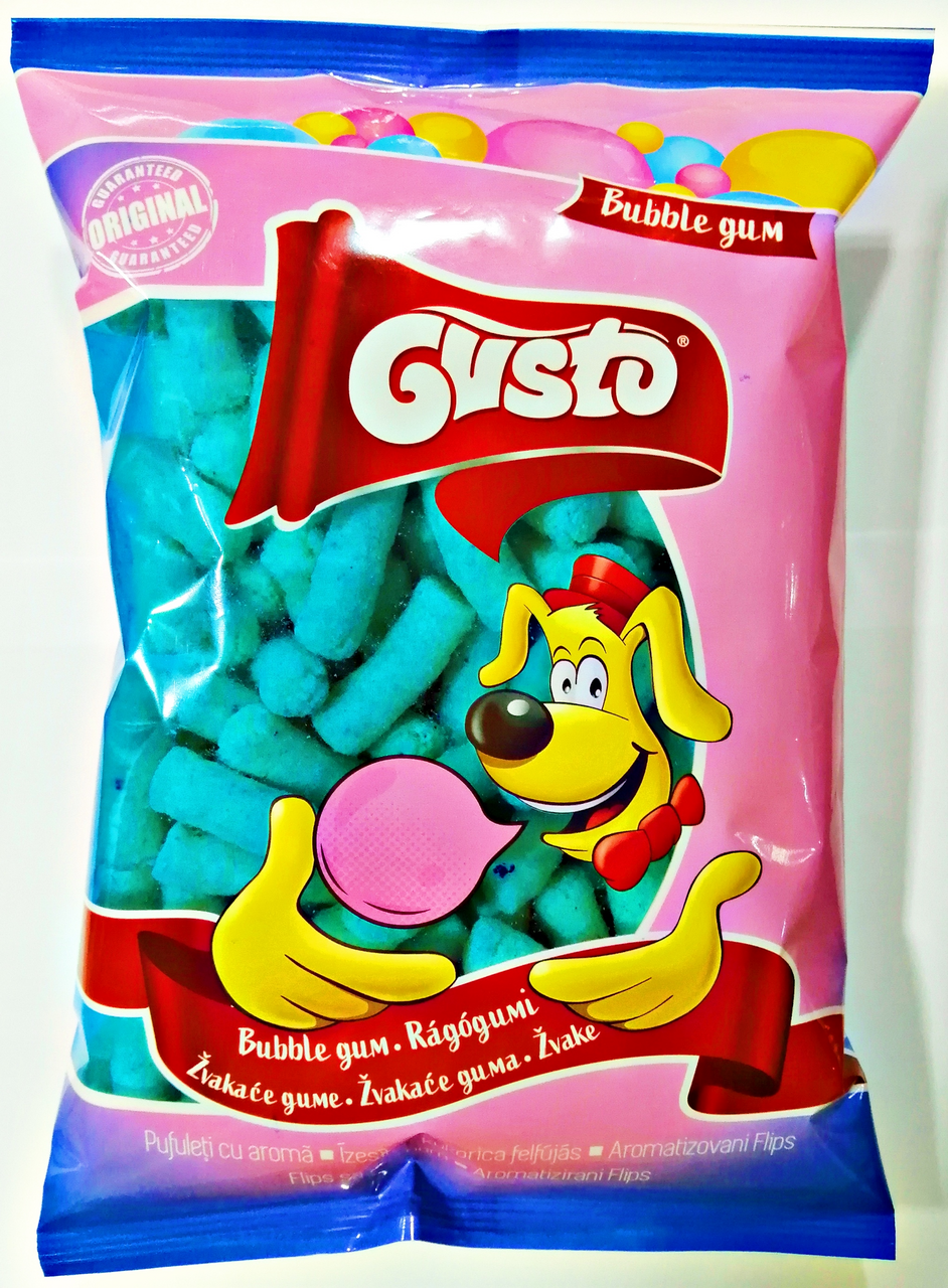 GUSTO Pufuleti Aroma Bubble Gum 9 x 80 g