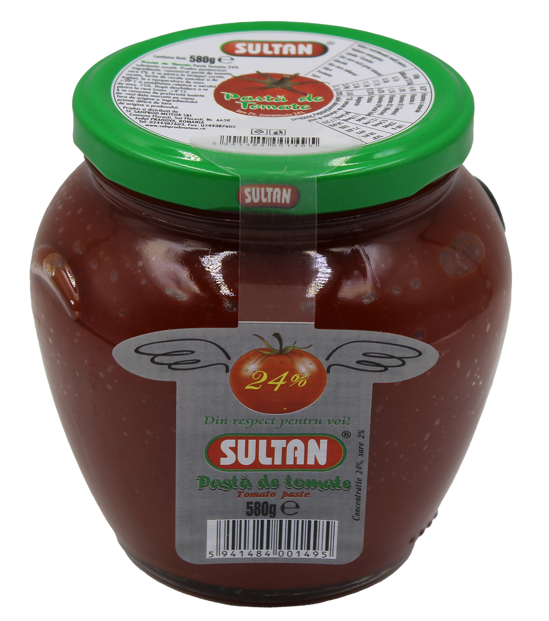 SULTAN Pasta Tomate 24% 580 g