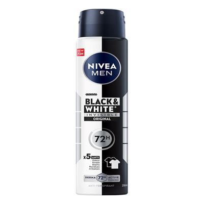 NIVEA Men Black & White Deodorant Spray 250 ml