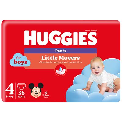 HUGGIES 36 Scutece Chilotel Marimea 4 Baieti 9-14 Kg