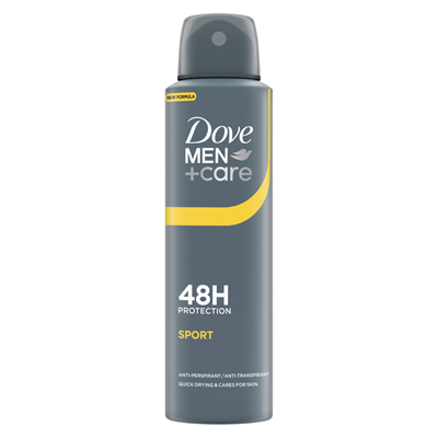 Deodorante - Dove Men+Care Sport Deodorant Antiperspirant Spray pentru bărbați, protecție 48H, 150 ml
