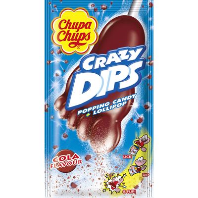 Chupa Chups Crazy Dips Acadele Cola 24 x 14 g