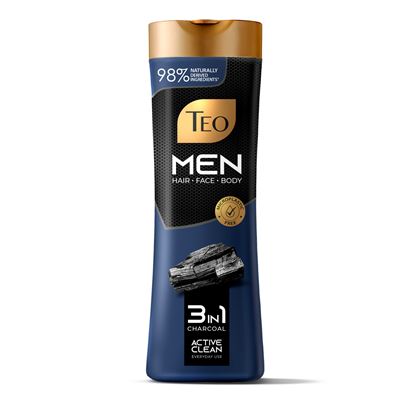 TEO Men Sampon 3in1 Carbune 350 ml