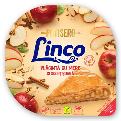 Linco Patisero Placinta Mere si Scortisoara 800 g ❄