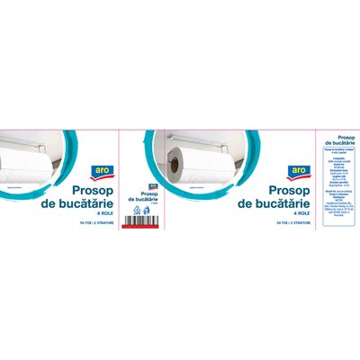 aro Role Prosop Bucatarie 2 Straturi 4 bucati