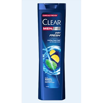CLEAR Men Sampon 24H Fresh 225 ml