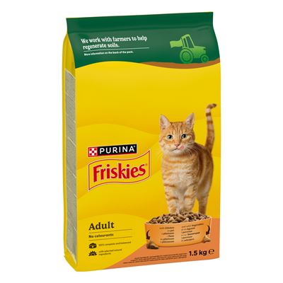 Friskies Cat Hrană Uscată Pui & Legume 1,5 Kg