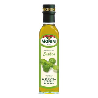 MONINI Condiment cu Ulei Extravirgin Aromatizat Busuioc 250 ml