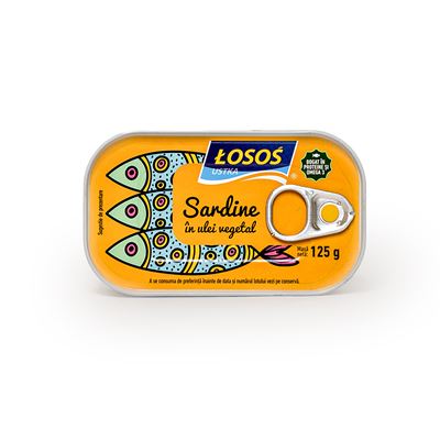 LOSOS Sardine in Ulei 125 g