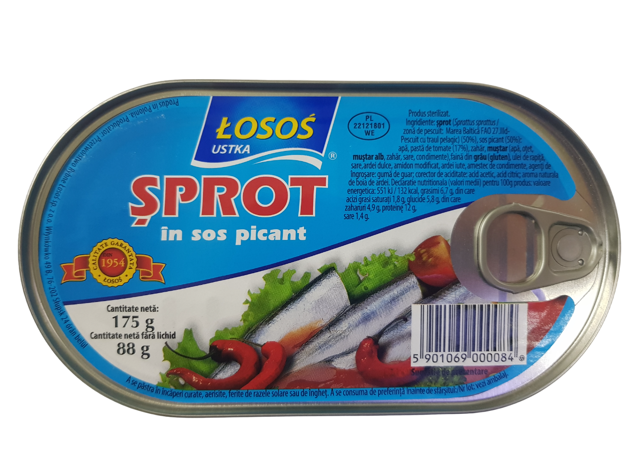 LOSOS Sprot in Sos Picant 175 g