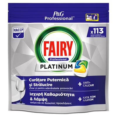 FAIRY Professional Platinum Detergent Masina Spalat Vase 113 capsule
