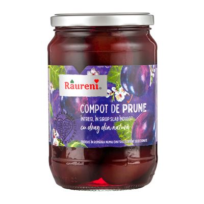 Raureni Compot Prune 720 g