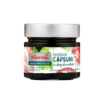 Raureni Dulceata Capsuni fara Zahar 240 g