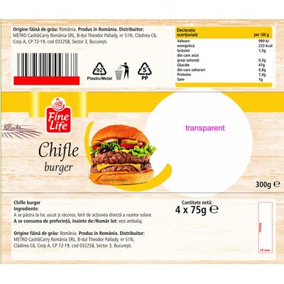 Fine Life 4 Chifle Burger 300 g