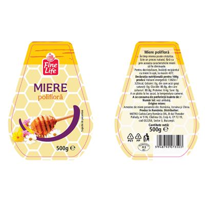 Fine Life Miere Poliflora Pet 500 g