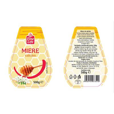 Fine Life Miere Salcam Pet 500 g