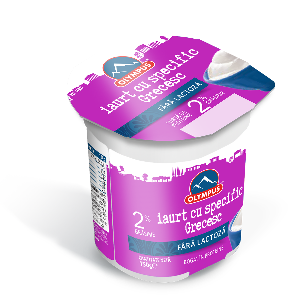 OLYMPUS Iaurt Grecesc fara Lactoza 2% 150 g