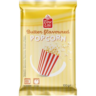Fine Life Popcorn cu Unt 100 g